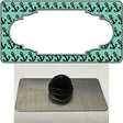 Mint Black Anchor Scallop Center Novelty Metal Hat Pin