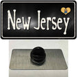 New Jersey Flag Script Novelty Metal Hat Pin