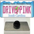 Drive Pink South Carolina Novelty Metal Hat Pin