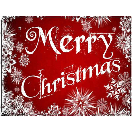 Merry Christmas Metal Novelty Parking Sign 4.5" x 6" (PM)