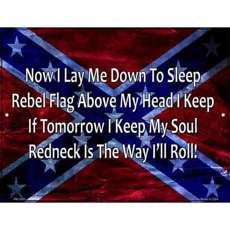 Redneck Is The Way Metal Novelty Parking Sign 4.5" x 6" (PM)