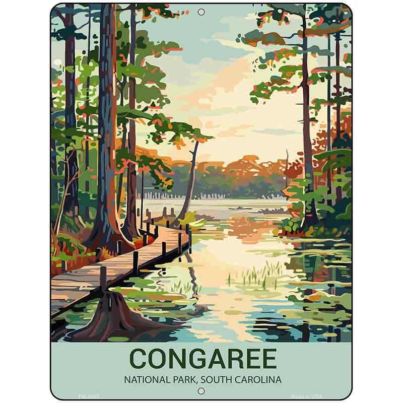 Congaree South Carolina Metal Novelty Parking Sign P-4495