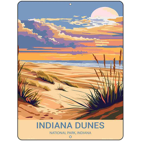 Indiana Dunes Metal Novelty Parking Sign P-4515