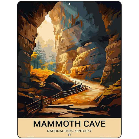 Mammoth Cave Kentucky Metal Novelty Parking Sign P-4524