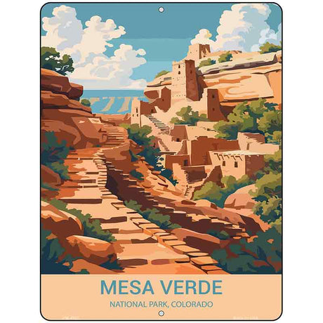 Mesa Verde Colorado Metal Novelty Parking Sign P-4525