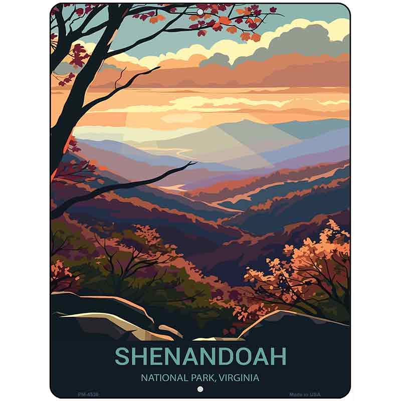 Shenandoah Virginia Metal Novelty Parking Sign P-4536
