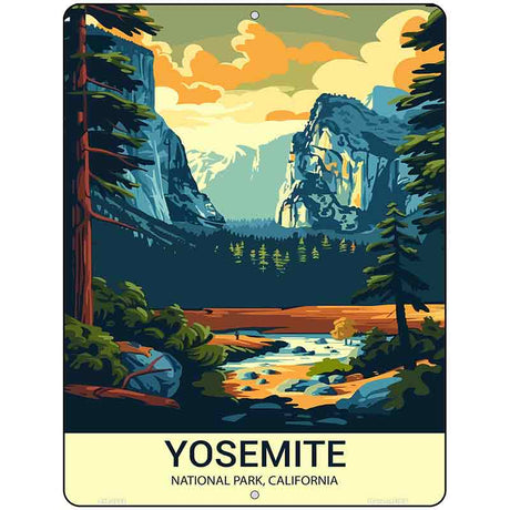 Yosemite California Metal Novelty Parking Sign P-4544