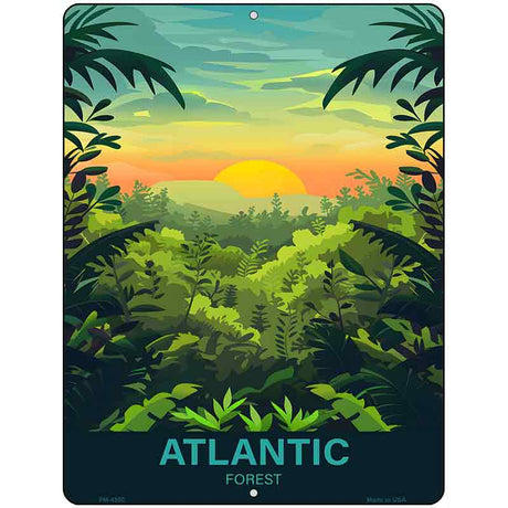 Atlantic Forest Metal Novelty Parking Sign P-4550