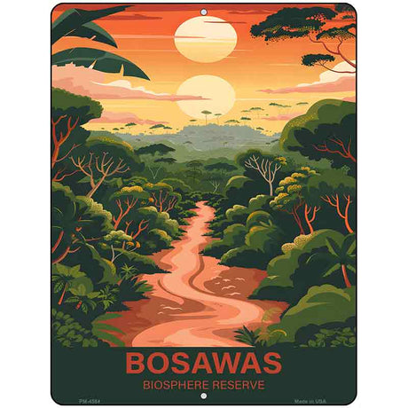 Bosawas Biosphere Reserve Metal Novelty Parking Sign P-4564