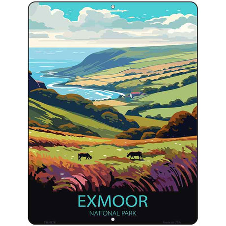 Exmoor National Park Metal Novelty Parking Sign P-4576