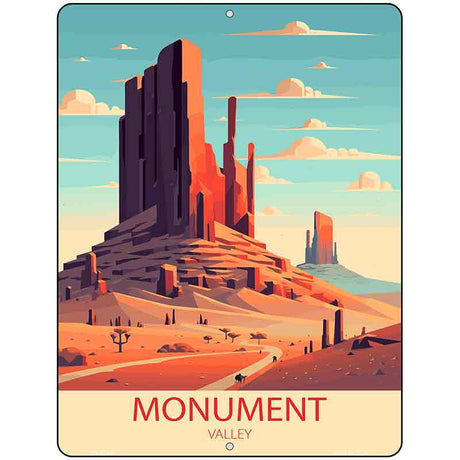 Monument Valley Metal Novelty Parking Sign P-4584