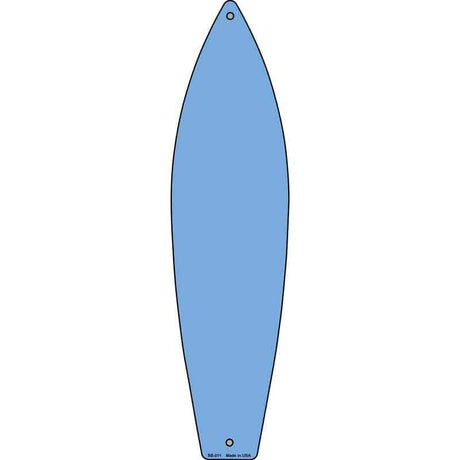 Light Blue Solid Dye Sublimation Blank Novelty Metal Surfboard Sign 17" x 4.5" (SB)
