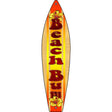 Beach Bum Novelty Metal Surfboard Sign SB-056 17" x 4.5" (SB)