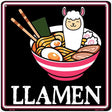 Llamen Ramen Novelty Metal Square Sign SQ-1658