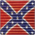 Confederate Flag Novelty Square Sign 12" (SQ)