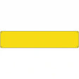 Yellow Solid Blank Novelty Metal Street Sign 24" x 5" (ST)