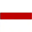 Red Solid Blank Novelty Metal Street Sign 24" x 5" (ST)