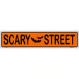 Scary Street Novelty Metal Street Sign 24" x 5" (ST)