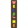 Welcome Flamingo Novelty Metal Street Sign 24" x 5" (ST)