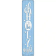 Oh Holy Night Blue Novelty Metal Street Sign 24" x 5" (ST)