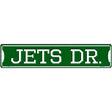 Jets Dr Novelty Metal Street Sign 24" x 5" (ST)