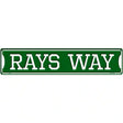 Rays Way Novelty Metal Street Sign 24" x 5" (ST)