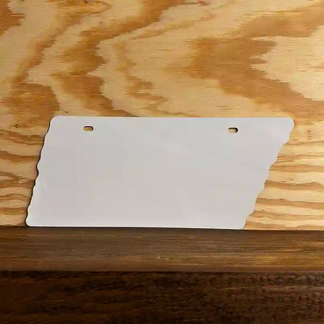 White Dye Sublimation 13.5"x 5.5" Novelty Metal Tennessee License Plate Tag TN-000