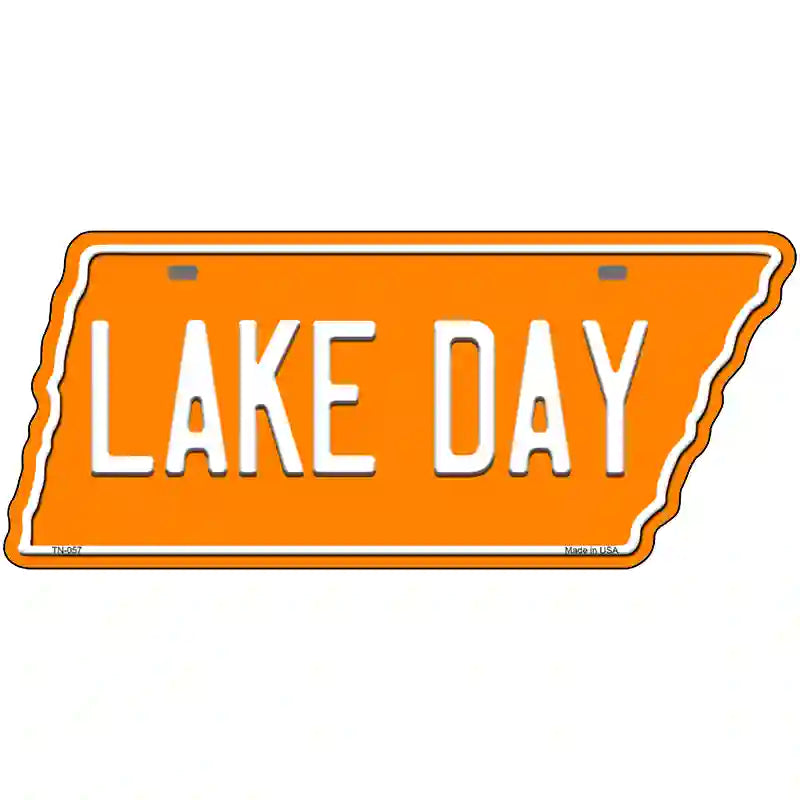 Lake Day Novelty Metal Tennessee License Plate Tag TN-057