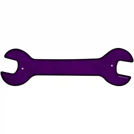 Purple Oil Rubbed Novelty Metal Wrench Sign W-010