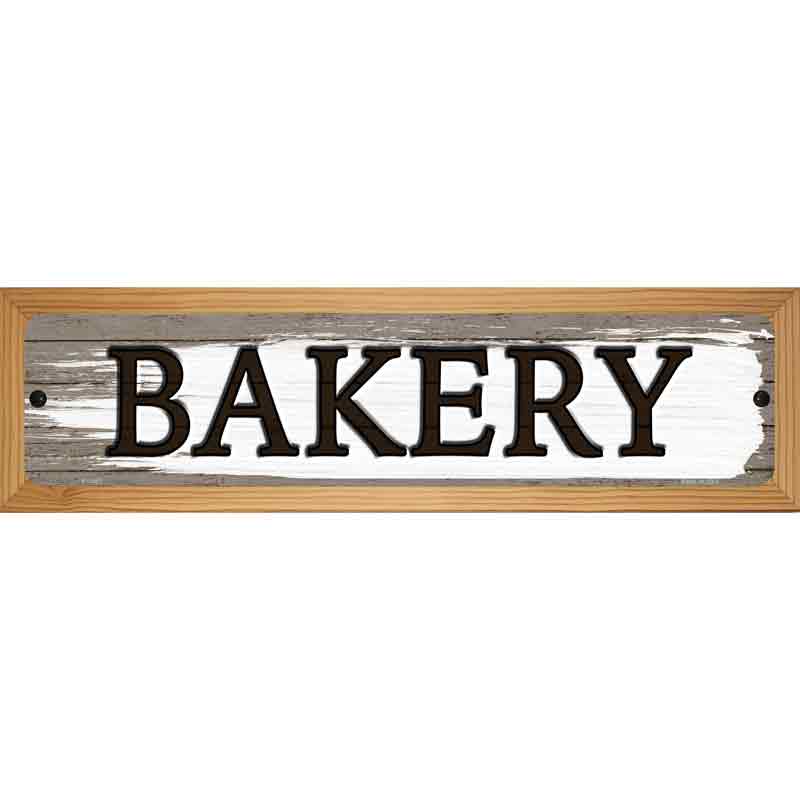Bakery Novelty Metal Street Sign 19" x 5.5" (WB-K)