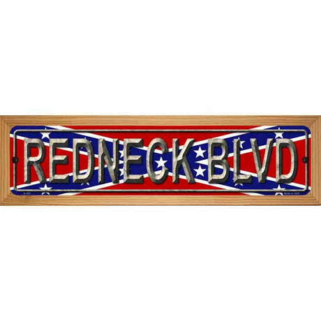 Redneck Blvd Metal Novelty Street Sign 19" x 5.5" (WB-K)