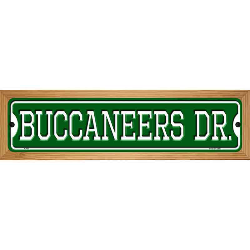 Buccaneers Dr Novelty Metal Street Sign 19" x 5.5" (WB-K)