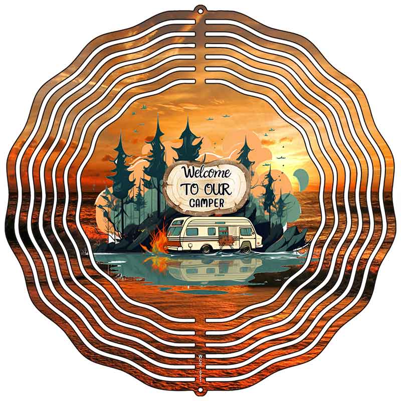 Welcome to our Camper Novelty Metal Wind Spinner