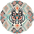 Kokopelli Novelty Metal Wind Spinner