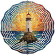 Lighthouse Novelty Metal Wind Spinner