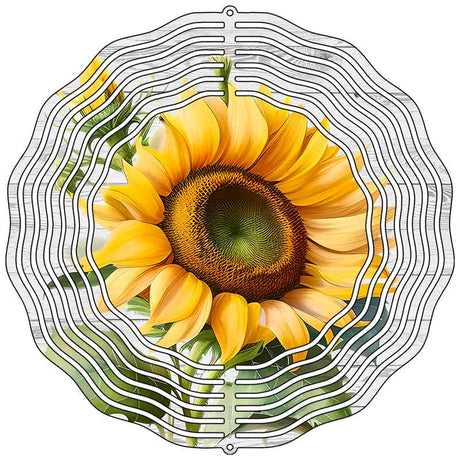 Sunflower Novelty Metal Wind Spinner