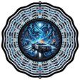 Police Car Novelty Metal Wind Spinner WCS-227