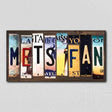 Mets Fan License Plate Tag Strips Novelty Wood Signs WS-393