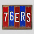 76ers Team Colors Basketball Fun Strips Novelty Wood Sign WS-710
