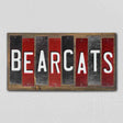 Bearcats Team Colors College Fun Strips Novelty Wood Sign WS-884