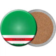 Chechenia Country Novelty Circle Coaster Set of 4
