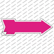 Pink Novelty Arrow Sticker Decal