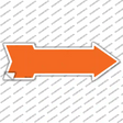 Orange Novelty Arrow Sticker Decal