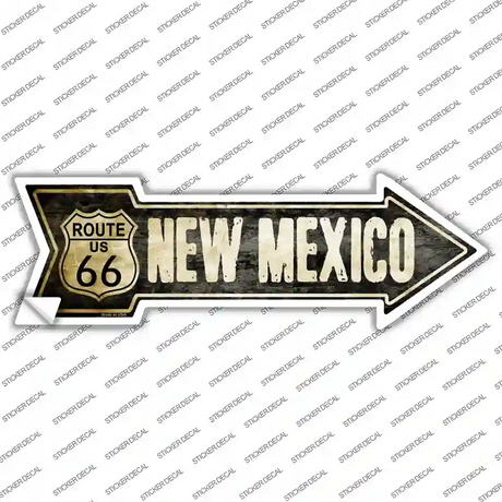 Vintage Route 66 New Mexico Novelty Arrow Sticker Decal