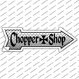 Chopper Shop Novelty Arrow Sticker Decal