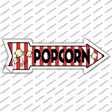 Popcorn Novelty Arrow Sticker Decal