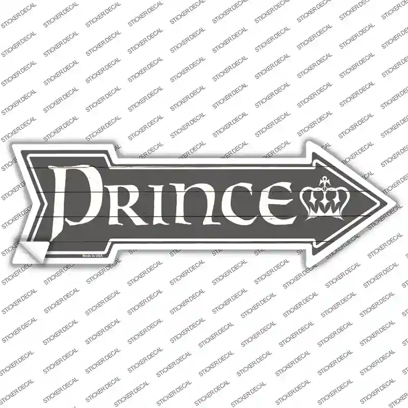 Prince Novelty Arrow Sticker Decal