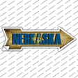 Nebraska Novelty Arrow Sticker Decal