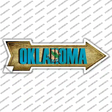 Oklahoma Novelty Arrow Sticker Decal