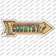 Country Gal Novelty Arrow Sticker Decal